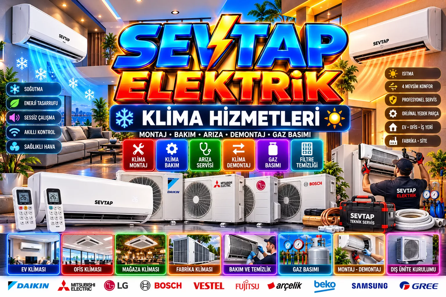 Klima Arıza ve Bakım Servisi Ne Zaman Gerekir?