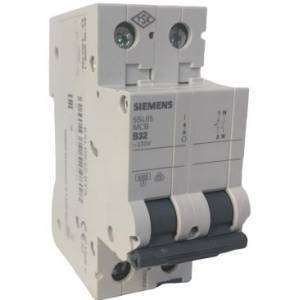 Siemens 5SL6225-7, 25 Amper, 2 Fazlı, C Tipi, Otomatik Sigorta
