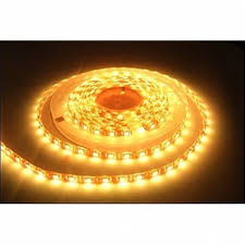 TEK ÇIP SILIKONLU AMBER ŞERIT LED
