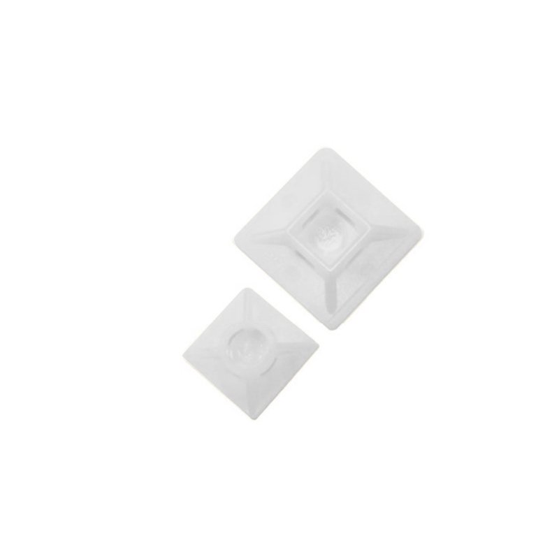 19x19mm Yapışkan Kroşe 100 Adet HW-3A Beyaz