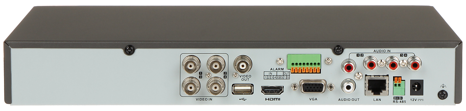Hikvision IDS-7204HUHI-M1/S Acusense 4 Kanal 4lü Kayıt Cihazı - 1 Kanal Ses H.265 KAYIT CİHAZI