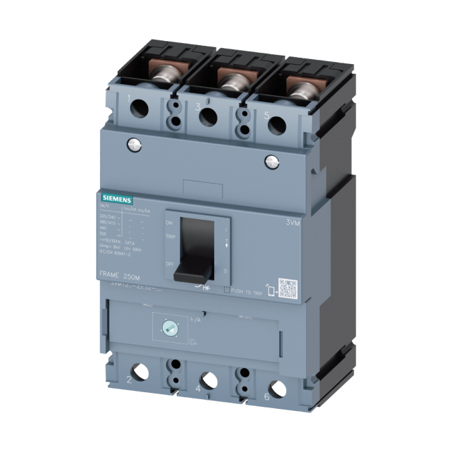 Siemens 3VT1706-2DA36-0AA0 63A Sabit Ayarlı Kompakt Şalter (3VT1706-2DA36-0AA0)