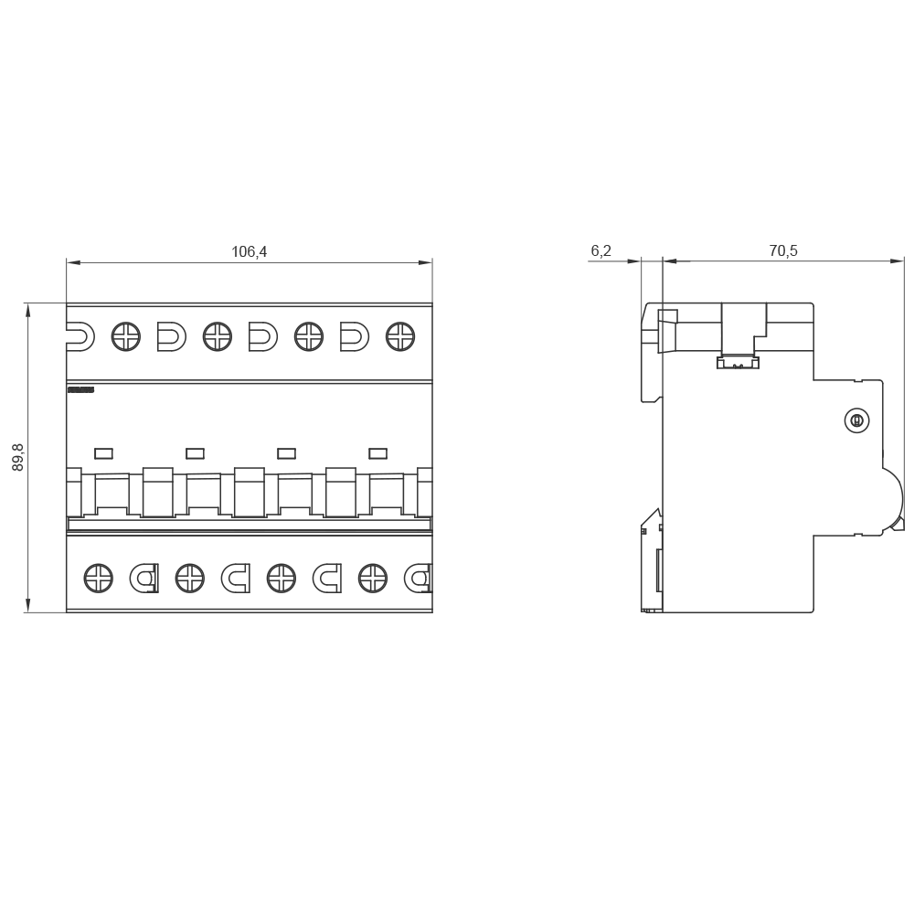 SIEMENS 5SP4491-7 Otomatik Sigorta 100A C Tipi 10kA