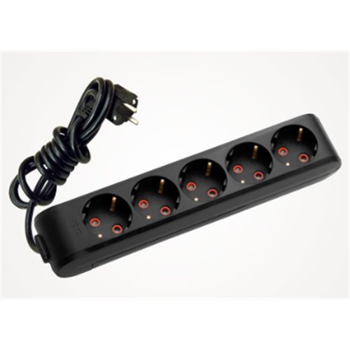 Viko Multi-let Siyah Beşli 3 Metre Kablolu Grup Priz