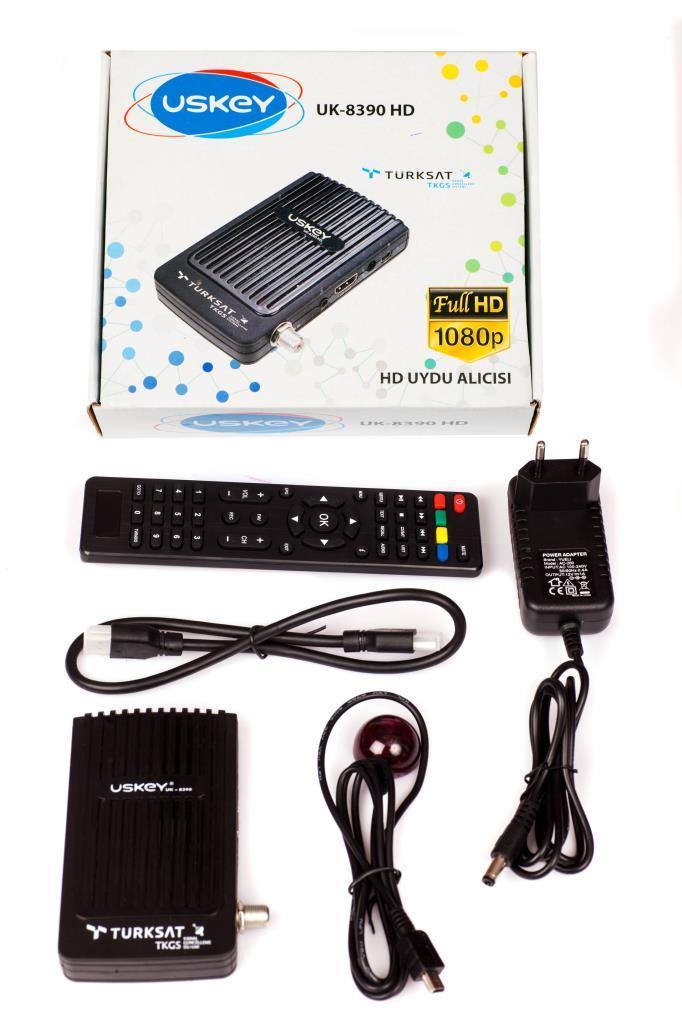 Uskey UK-8390 Full HD Mini Uydu Alıcısı TKGS