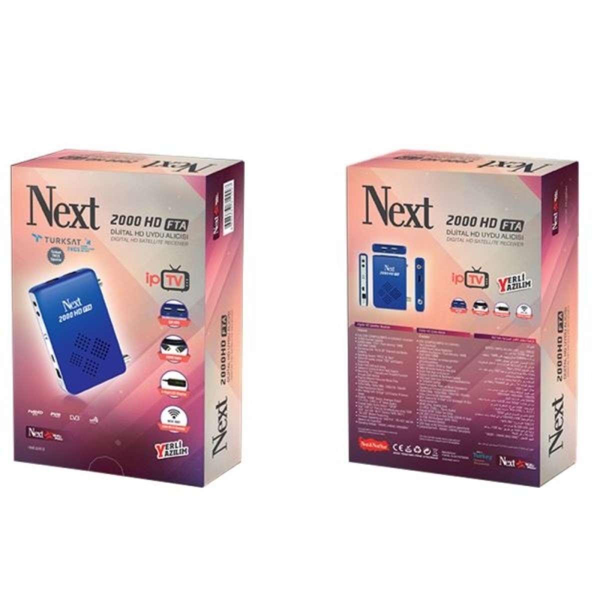 NEXT 2000 MİNİ HD FTA İP TV UYDU ALICISI