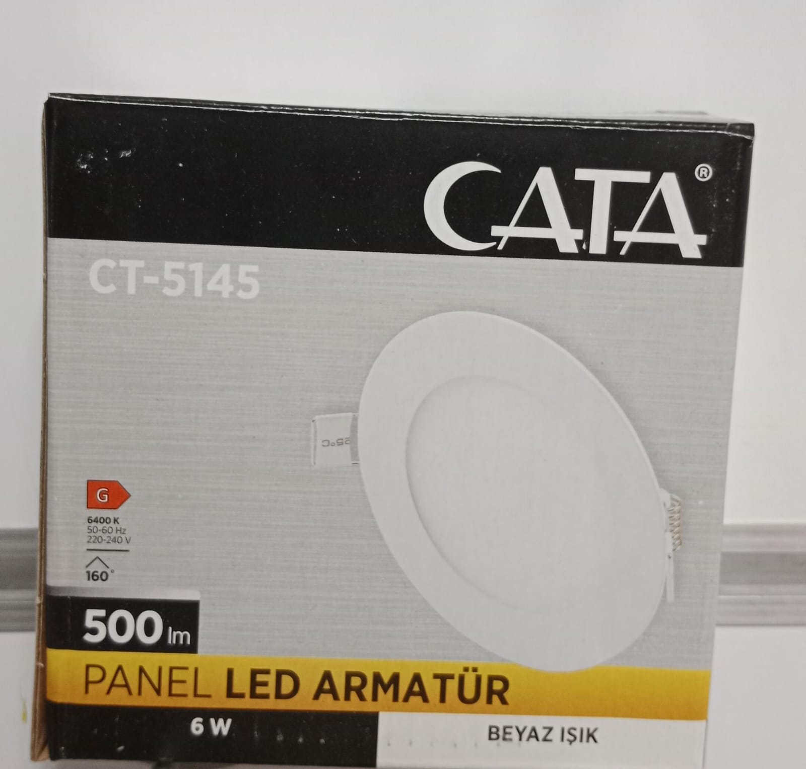 Cata Ct-5145 6 W Slim Panel Beyaz