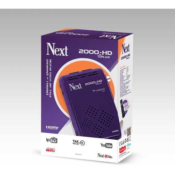 2000 HD Plus - Next 2000 HD Plus Uydu Alıcısı