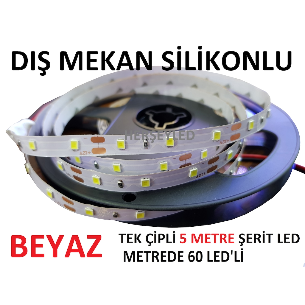 3528 TEK ÇİP METREDE 60 LED DIŞ MEKAN ŞERİT LED