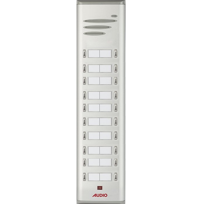 Audio 004849 E20 Basic Serisi Çift Butonlu Zil Paneli 20 li