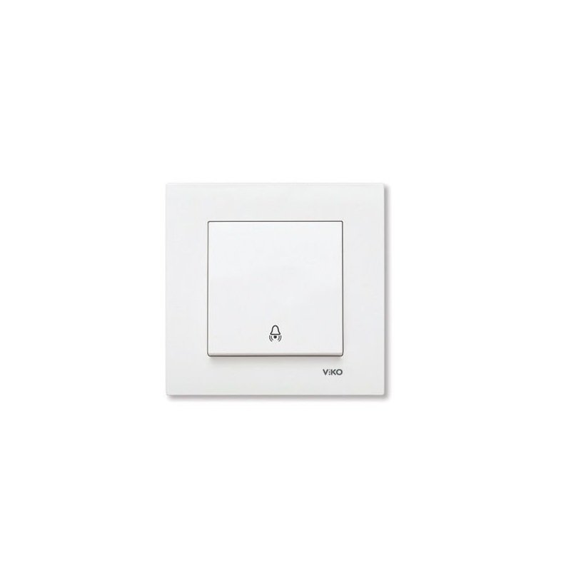 Viko Karre Zil Anahtarı - Beyaz (Çerçeve Hariç)