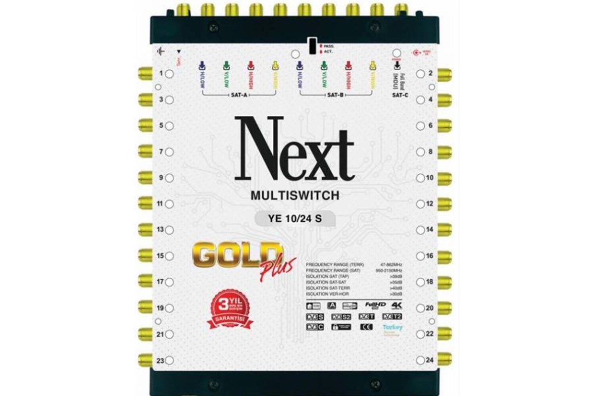 Next YE 10/24 Gold Plus Sonlu Uydu Santrali