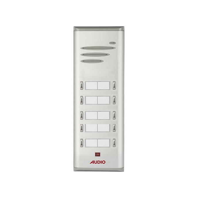 Audio 004849 E10 Basic Serisi Çift Butonlu Zil Paneli 10 lu