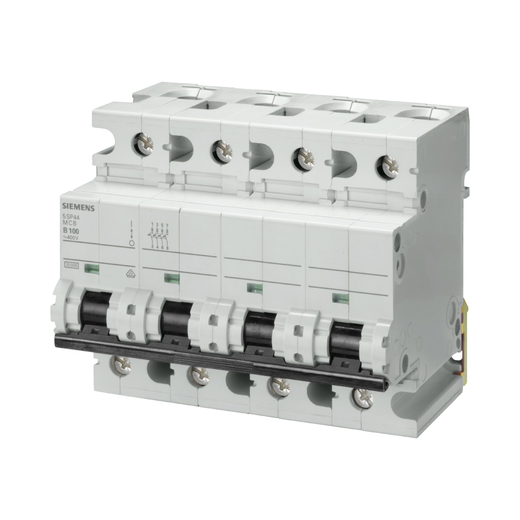 Siemens 5SP4480-7, 80 Amper, 3 Faz+Nötrlü, C Tipi, Otomatik Sigor